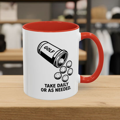 Golf Prescription - Golf Mug - 11oz in Red