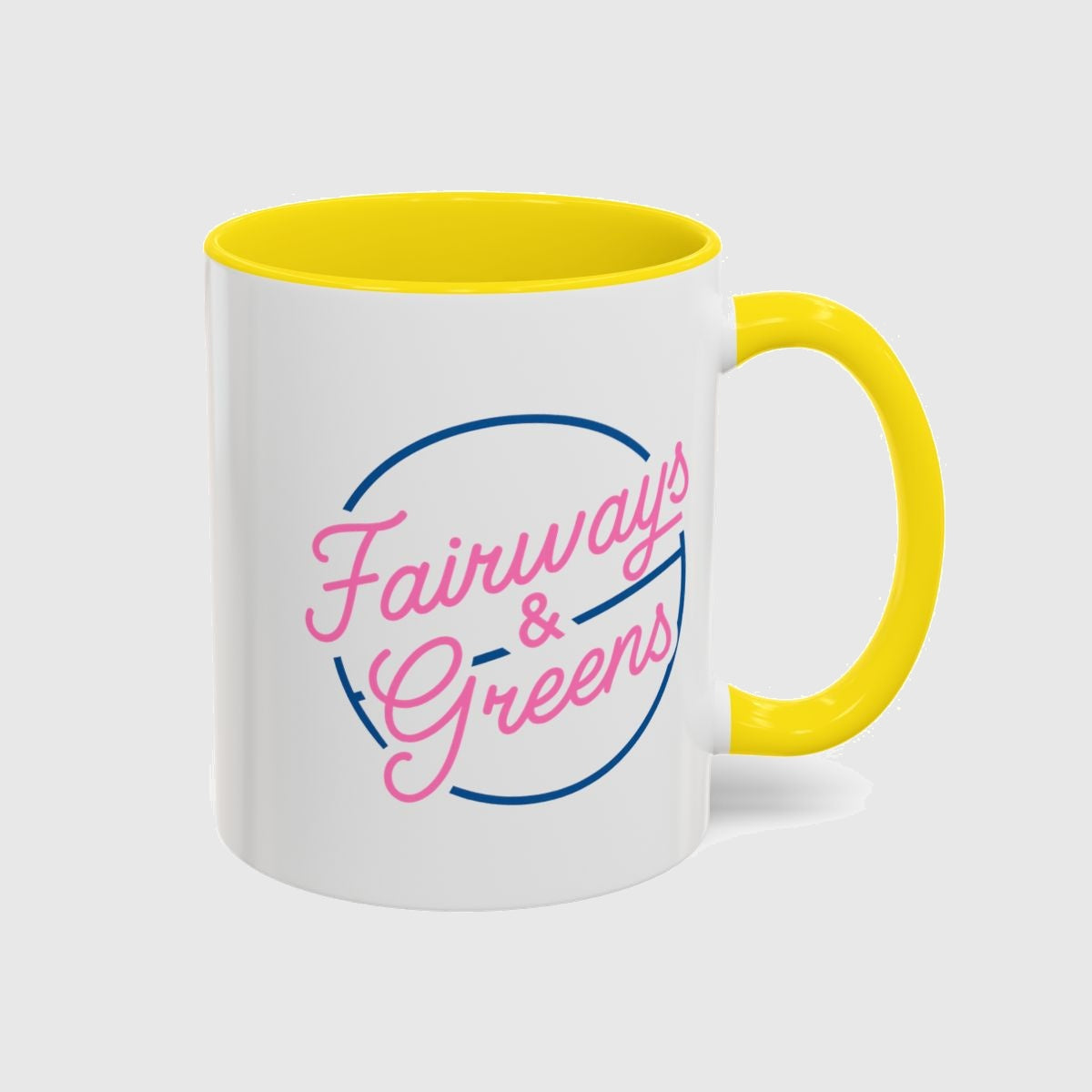 Fairways & Greens - Golf Mug in Yellow