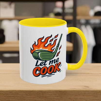 Let Me Cook - Golf Mug - 11oz in Yellow