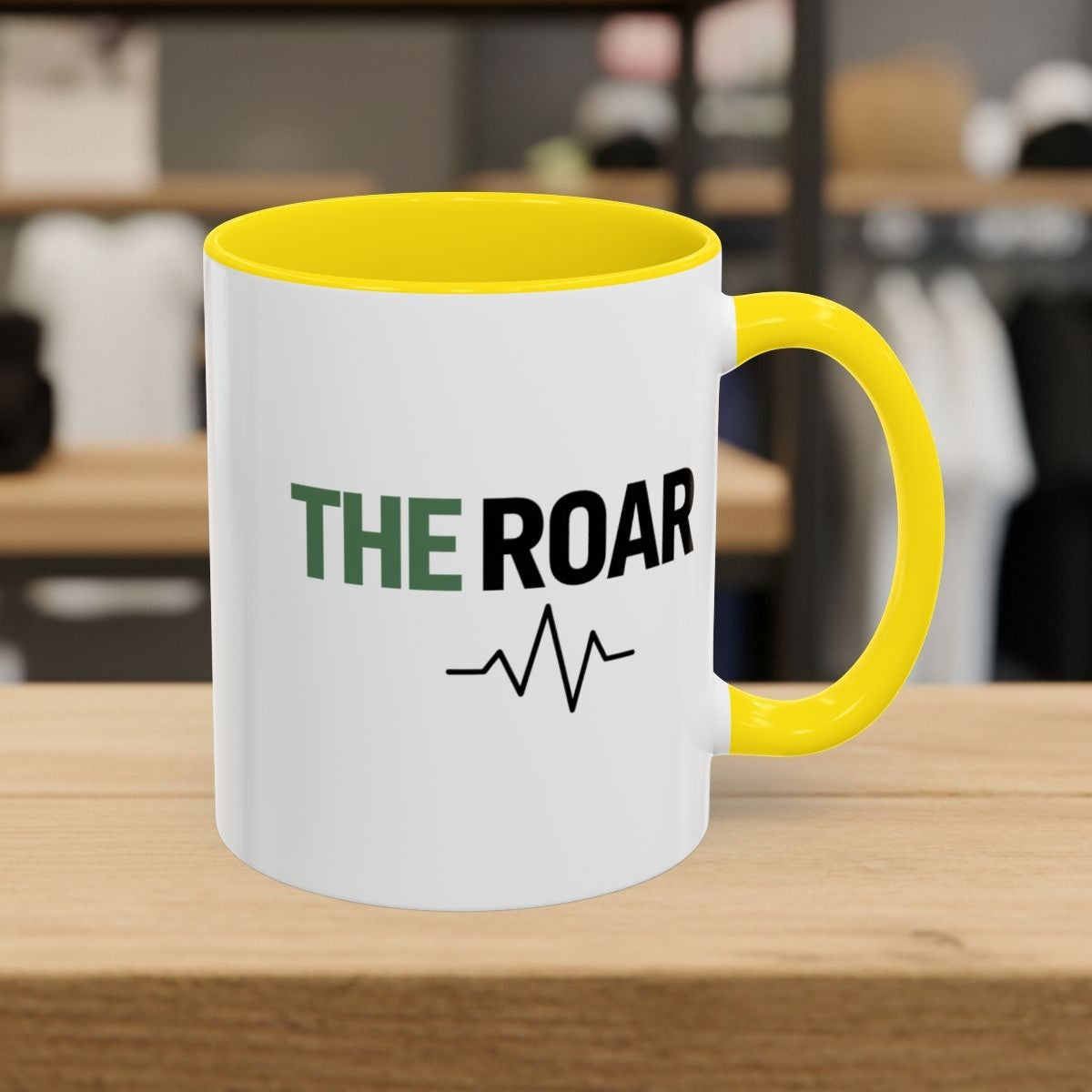 THE ROAR - Golf Mug - 11oz in Yellow
