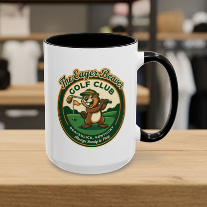THE EAGER BEAVER GOLF CLUB - Golf Mug in Black