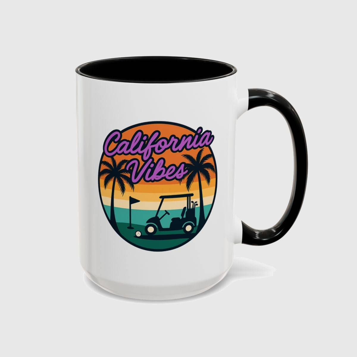 Golf Vibes - California Coast Edition - Golf Mug in Black