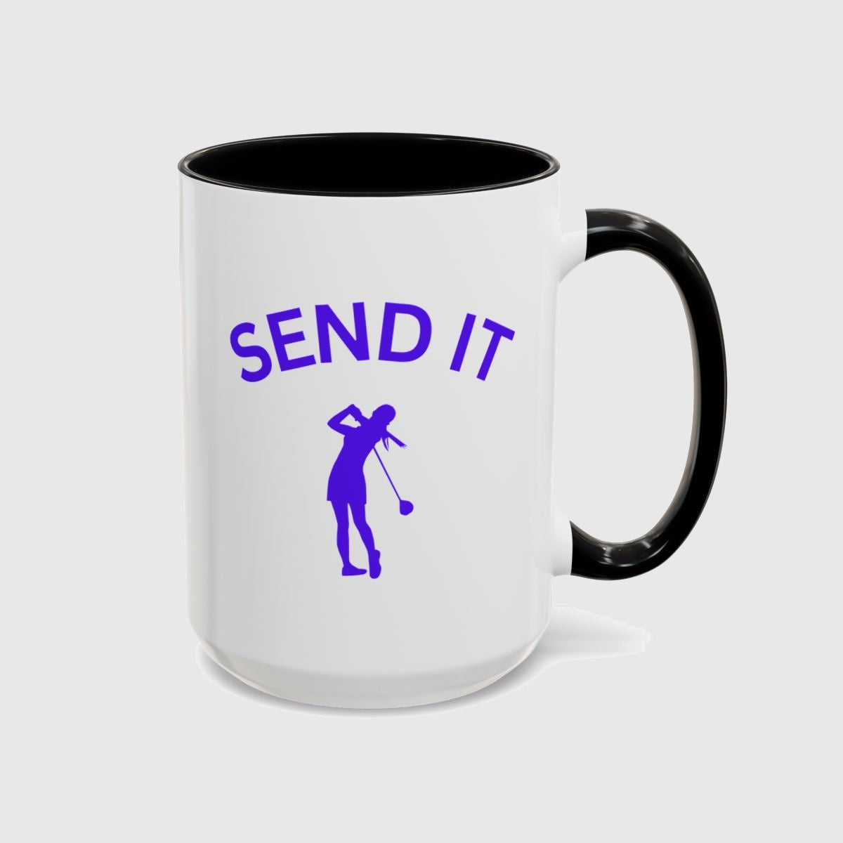SEND IT (Female) - Golf Mug in Black