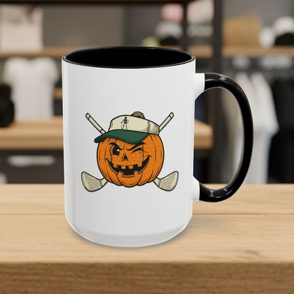 Golf or Gourd - Golf Mug - 15oz in Black