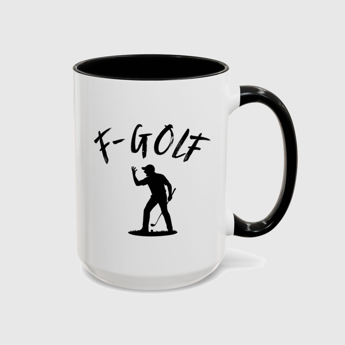 F-Golf (Male) - Golf Mug in Black