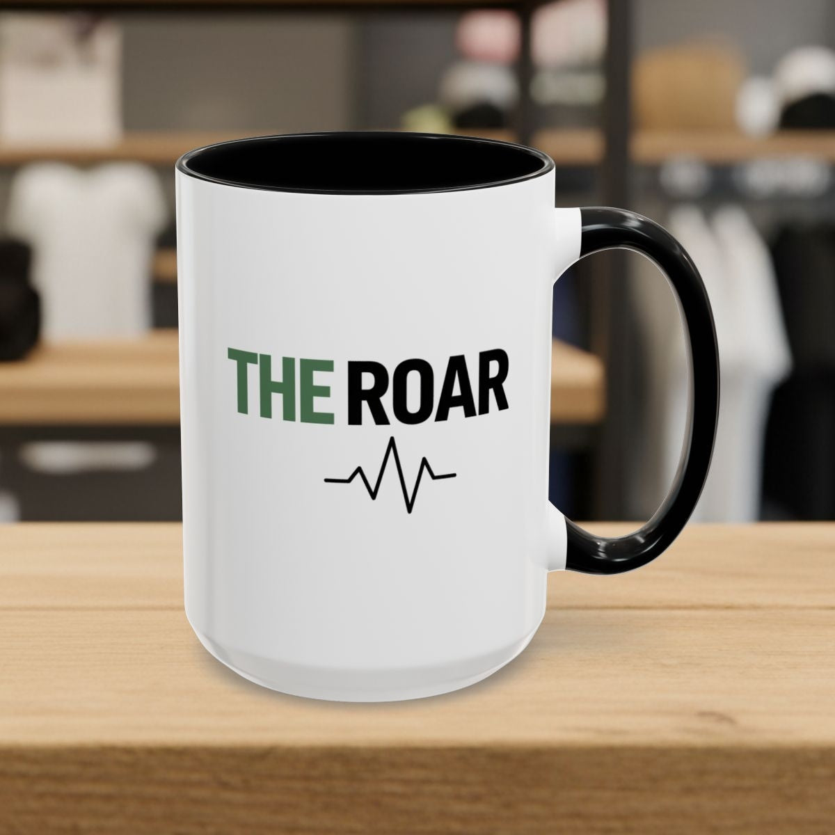 THE ROAR - Golf Mug - 15oz in Black