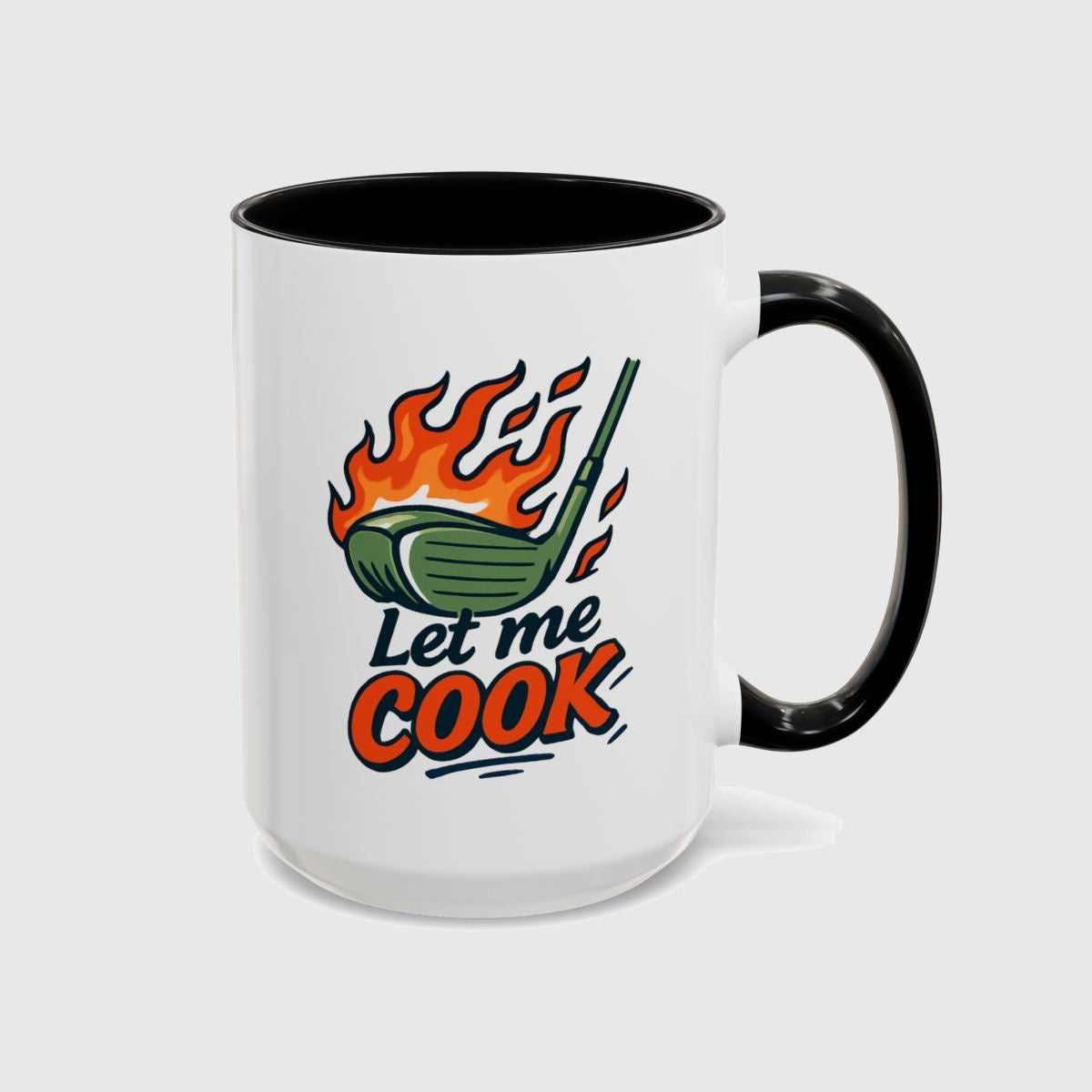 Let Me Cook - Golf Mug in Black
