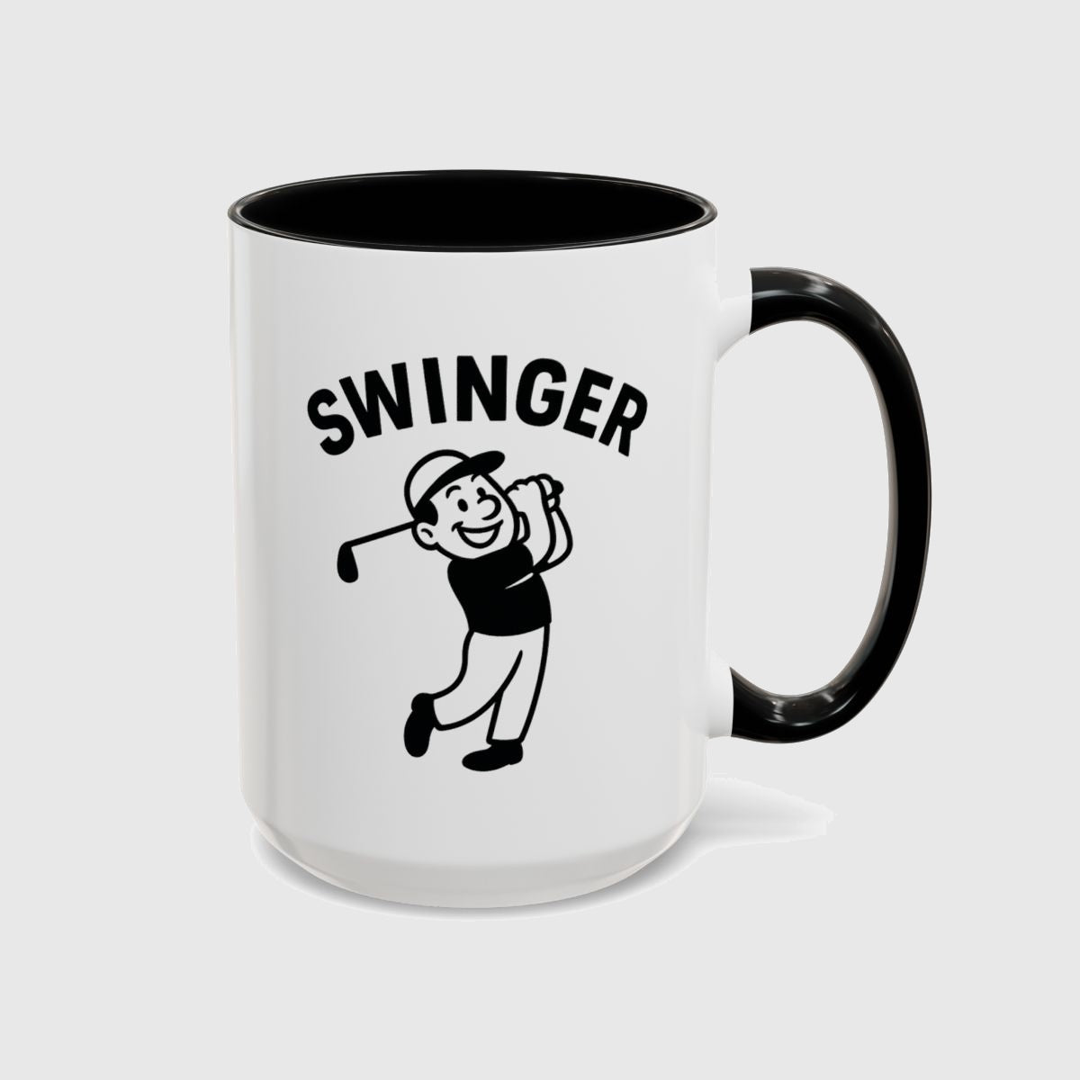 Swinger - Golf Mug in Black
