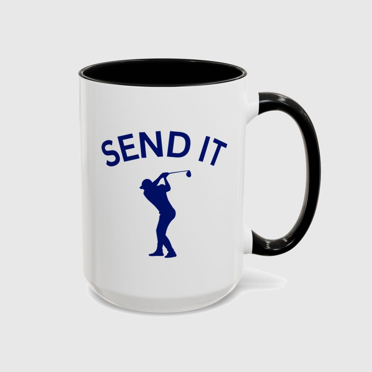 SEND IT (Male) - Golf Mug in Black