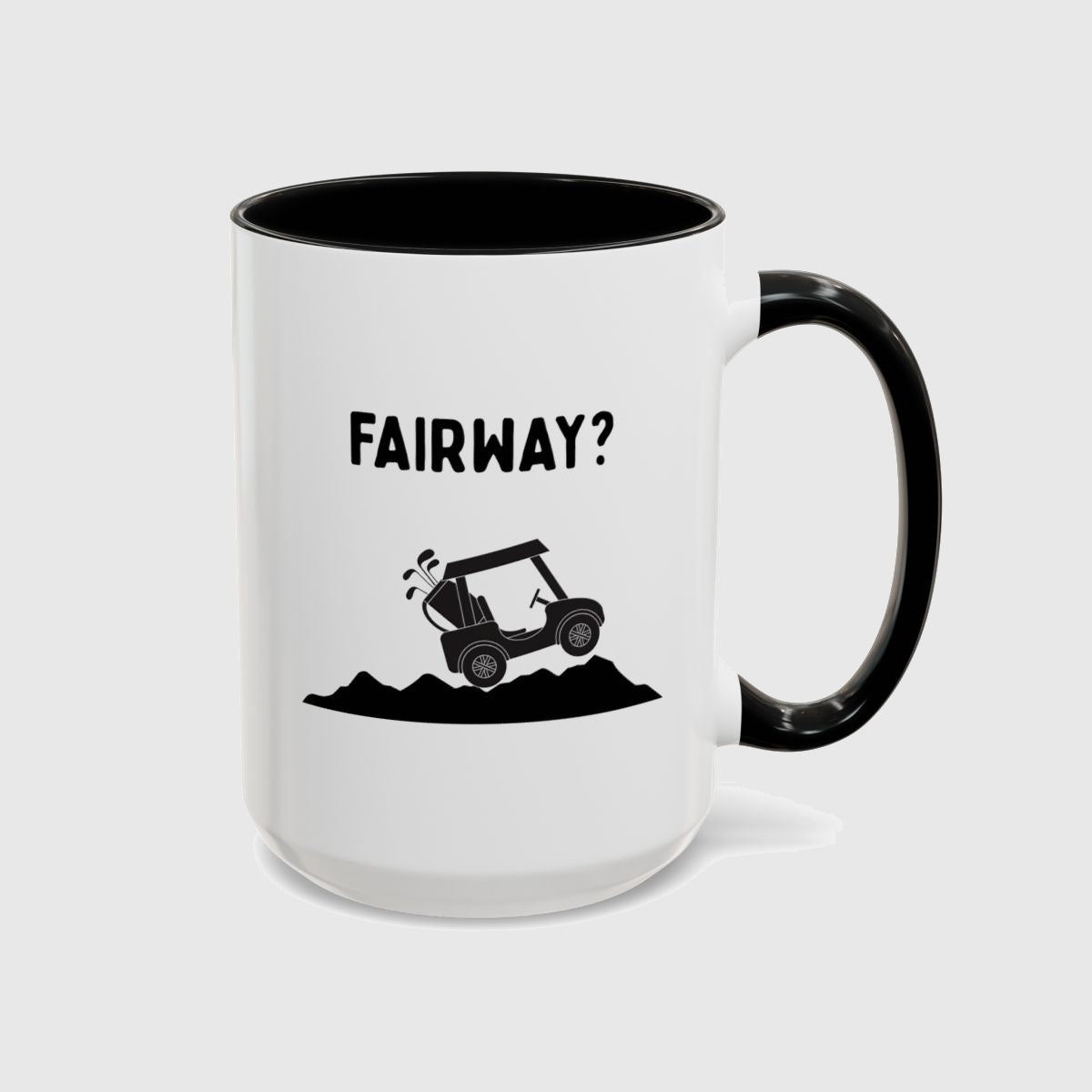 Fairway? - Golf Mug in Black