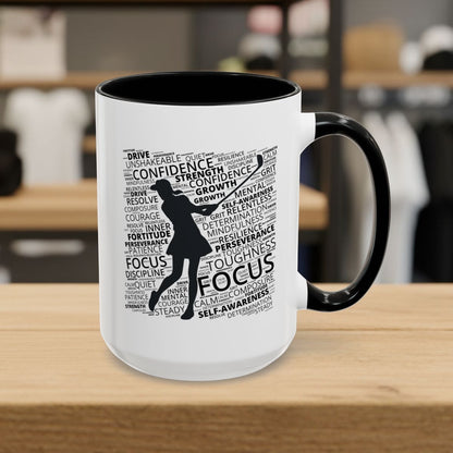 Unleash Your Mental Game (Female) - Golf Mug - 15oz in Black