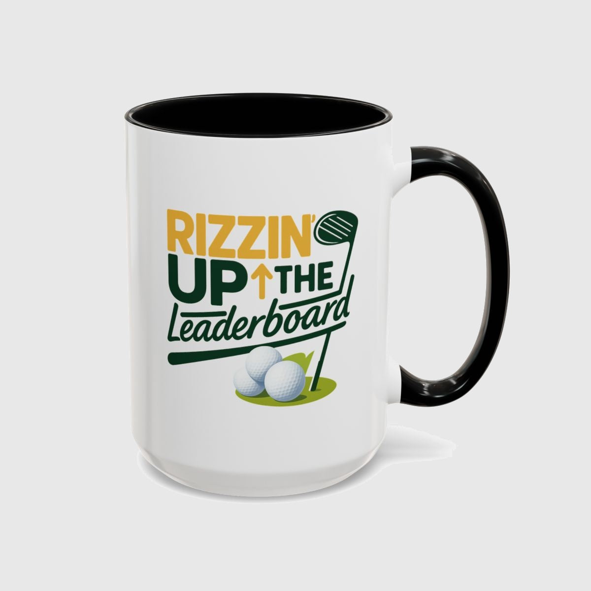 Rizzin' Up The Leaderboard - Golf Mug in Black