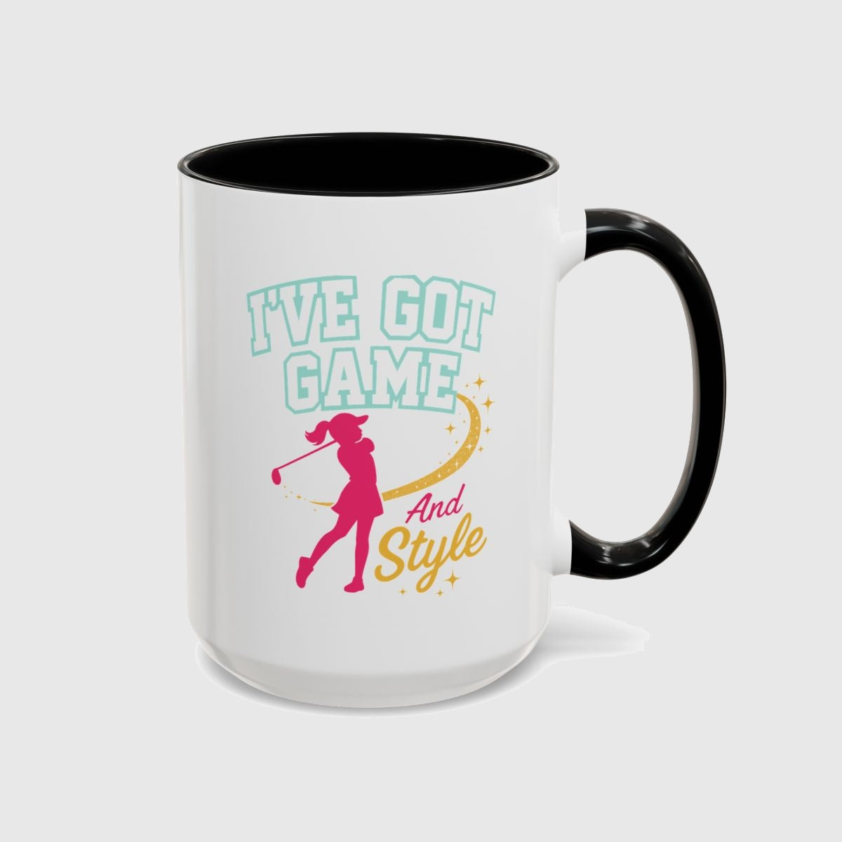 I've Got Game And Style - Golf Mug in Black