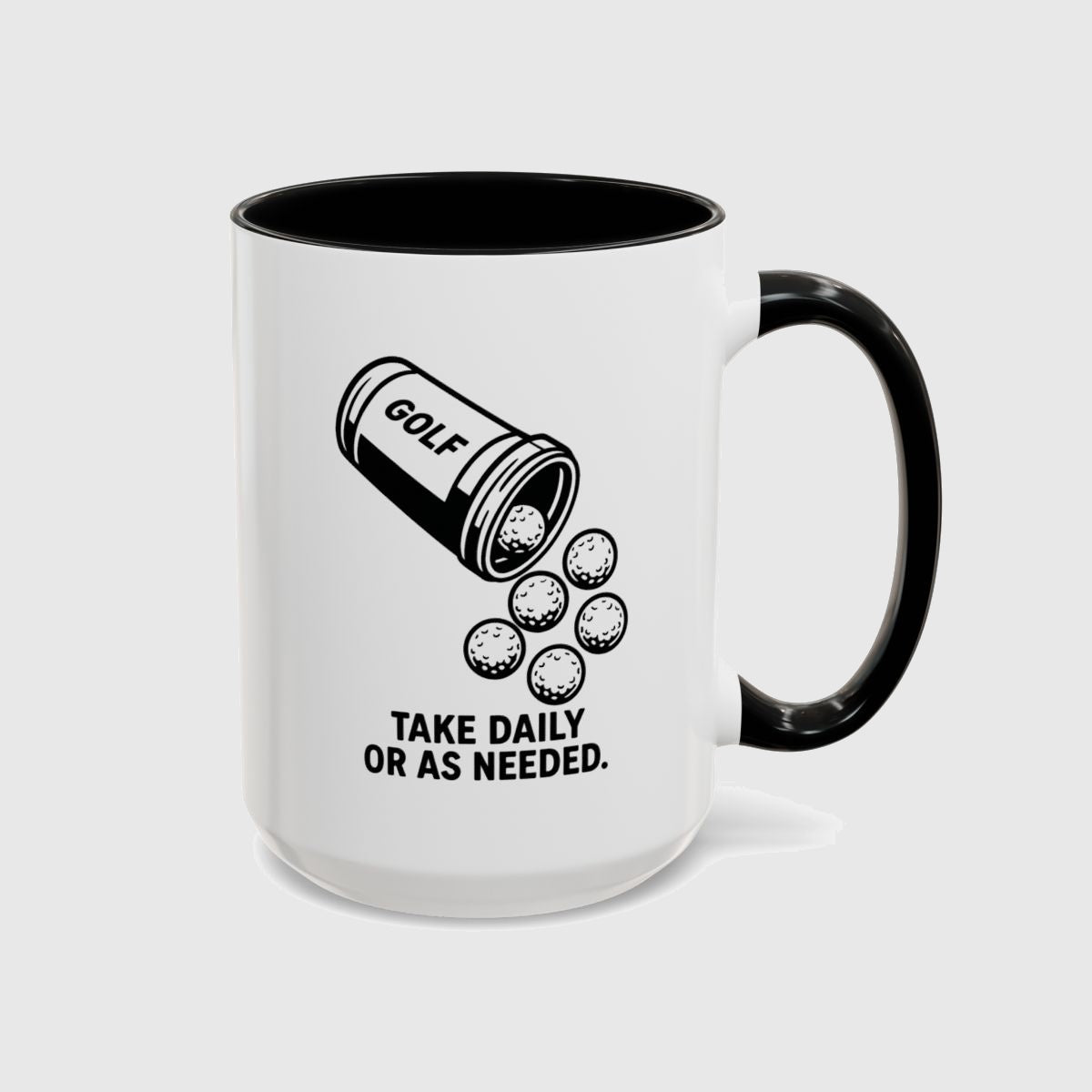 Golf Prescription - Golf Mug in Black