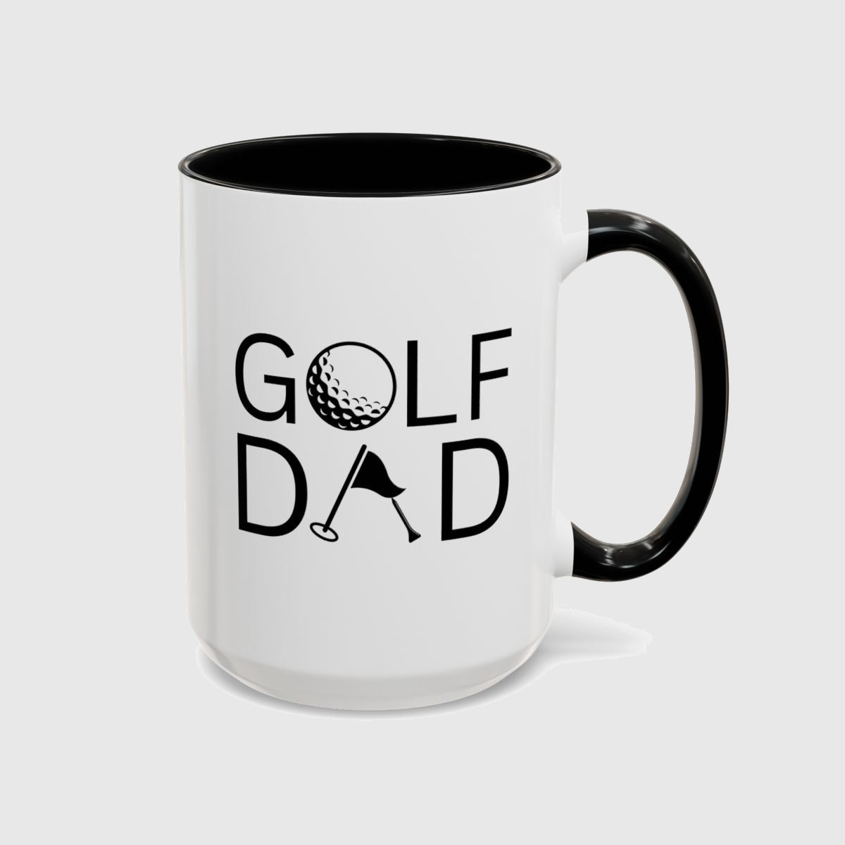Golf Dad - Golf Mug in Black