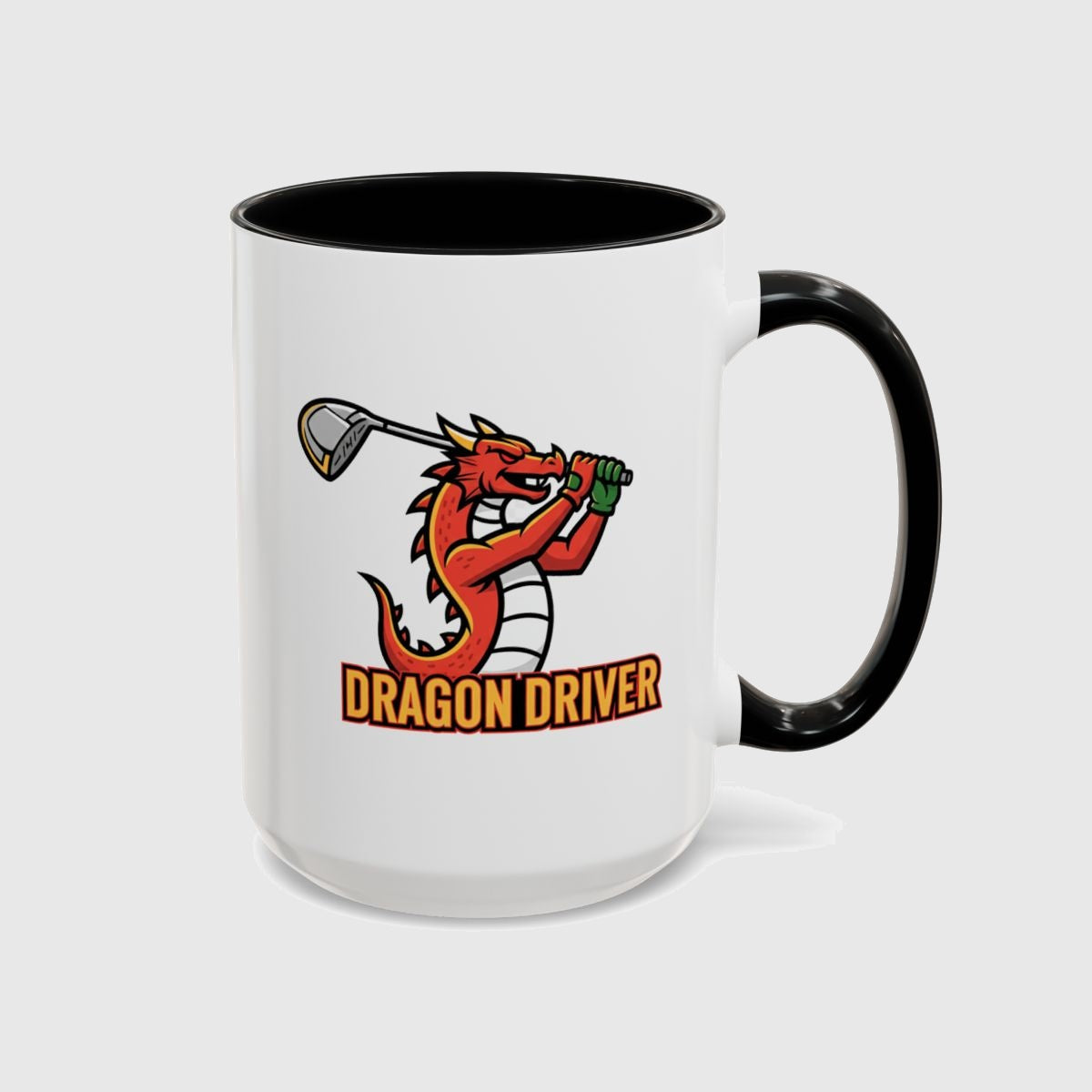 Dragon Driver - Golf Mug in Black