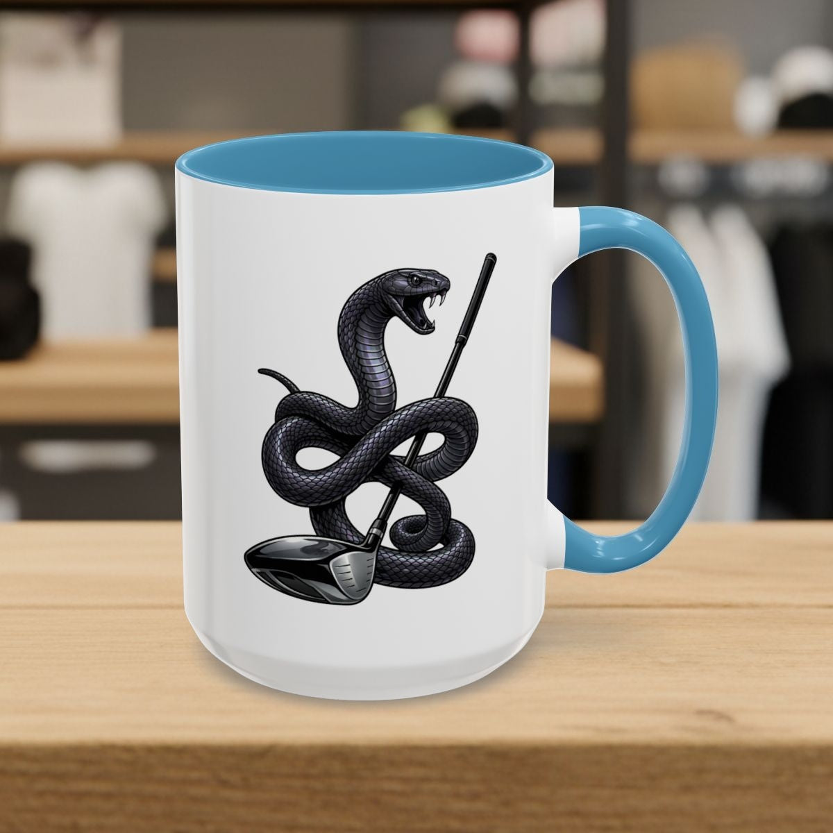 Strike Position - Mamba - Golf Mug in Light Blue
