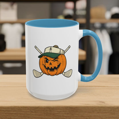 Golf or Gourd - Golf Mug - 15oz in Light Blue