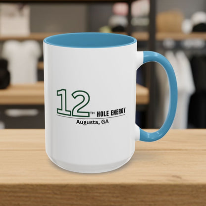 12th Hole Energy - Golf Mug in Light Blue