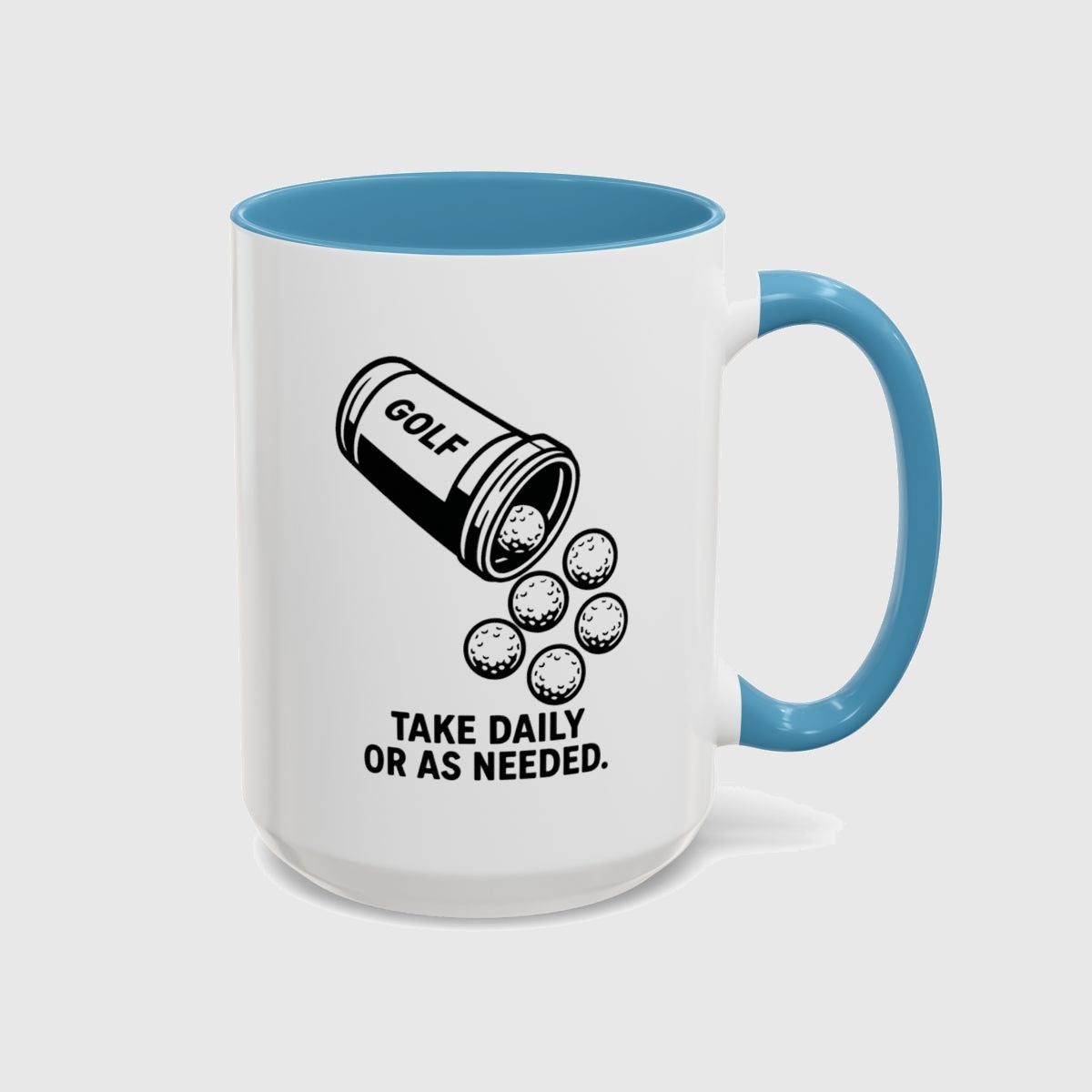 Golf Prescription - Golf Mug in Light Blue