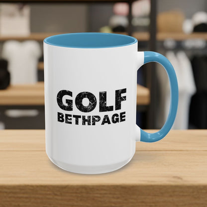 Golf Bethpage - Golf Mug - 15oz in Light Blue