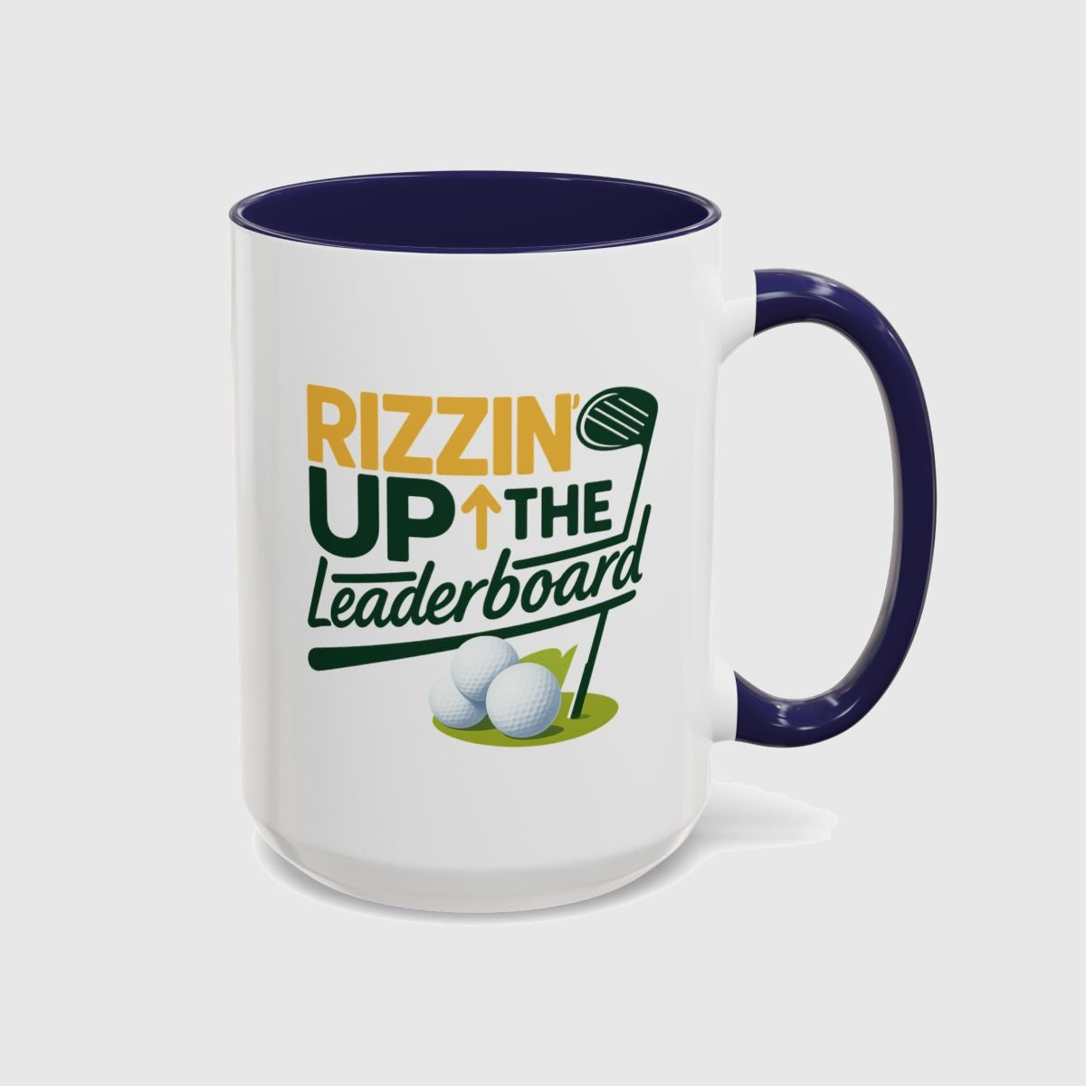 Rizzin' Up The Leaderboard - Golf Mug in Navy