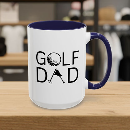 Golf Dad - Golf Mug - 15oz in Navy