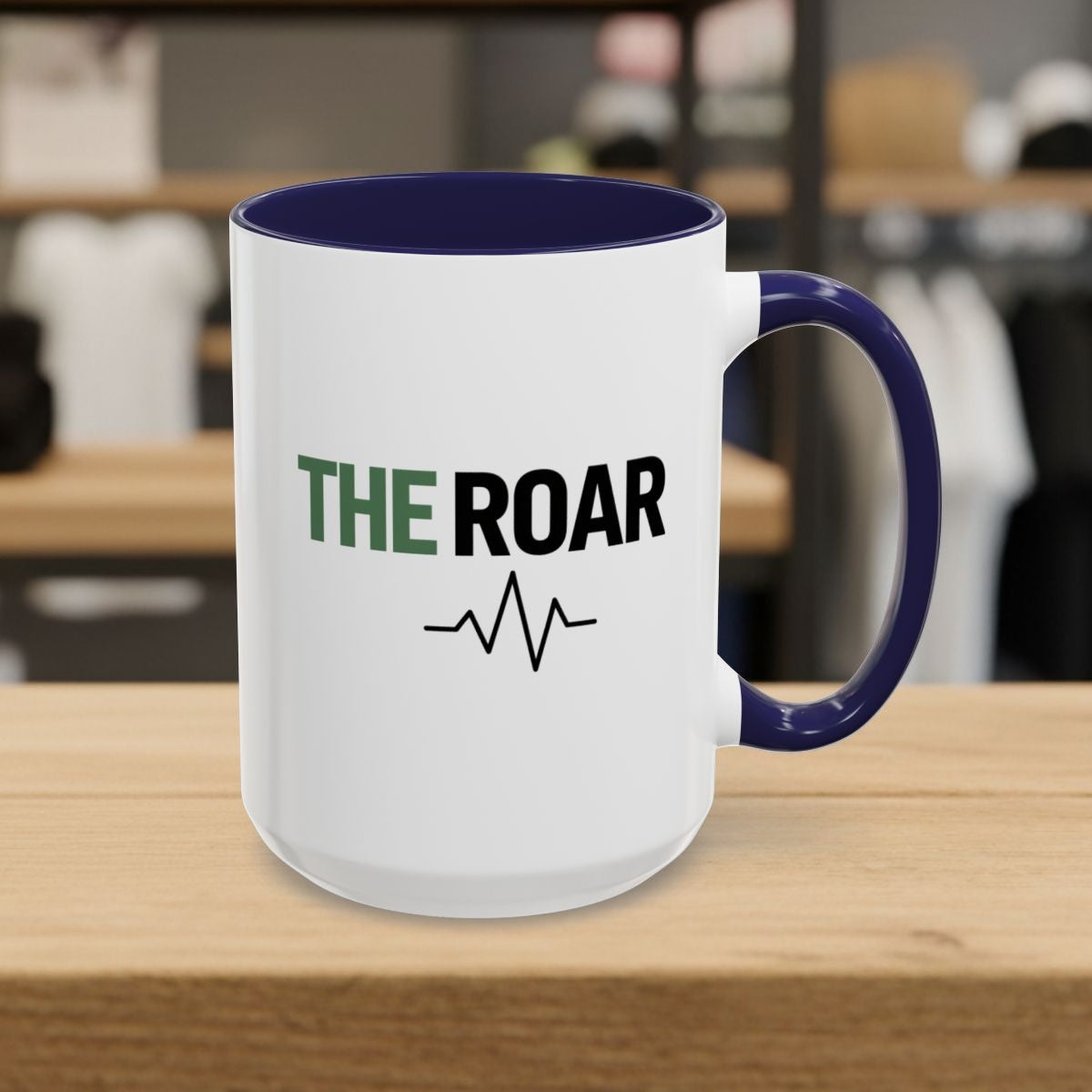 THE ROAR - Golf Mug - 15oz in Navy
