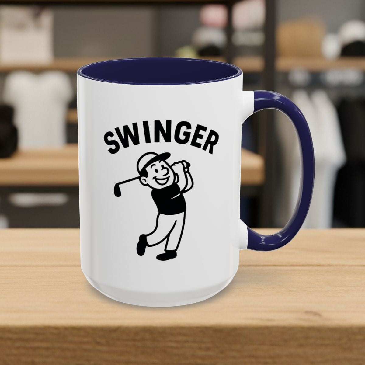 Swinger - Golf Mug - 15oz in Navy