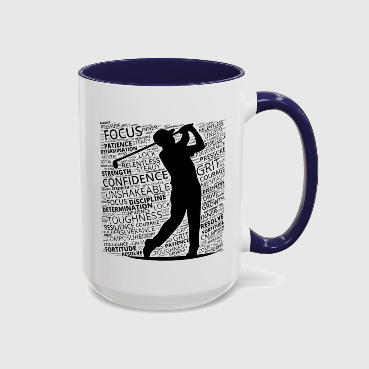 Unleash Your Mental Game (Male) - Golf Mug in Navy