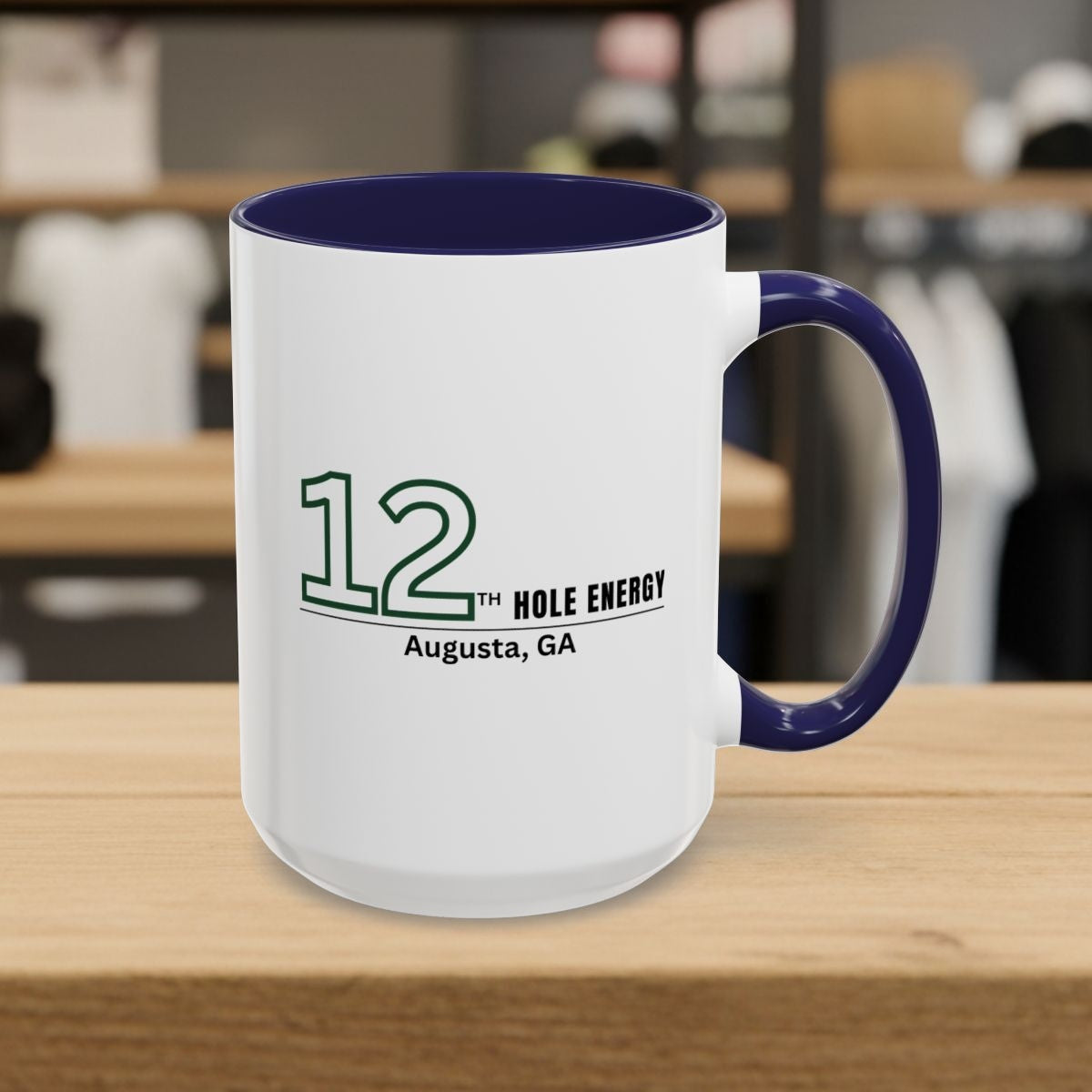 12th Hole Energy - Golf Mug in Navy