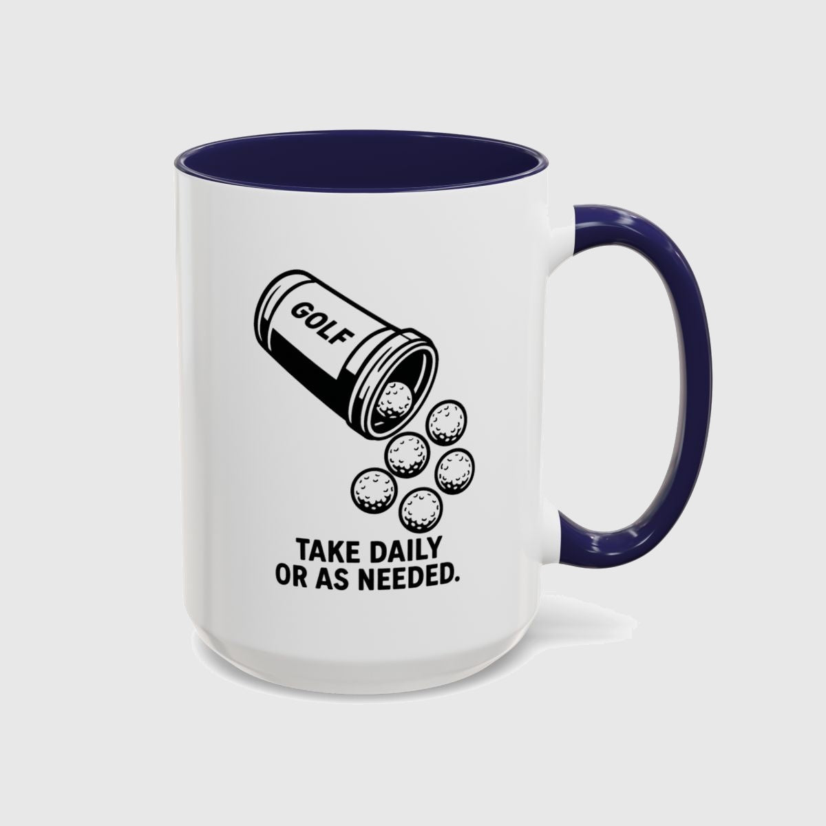 Golf Prescription - Golf Mug in Navy