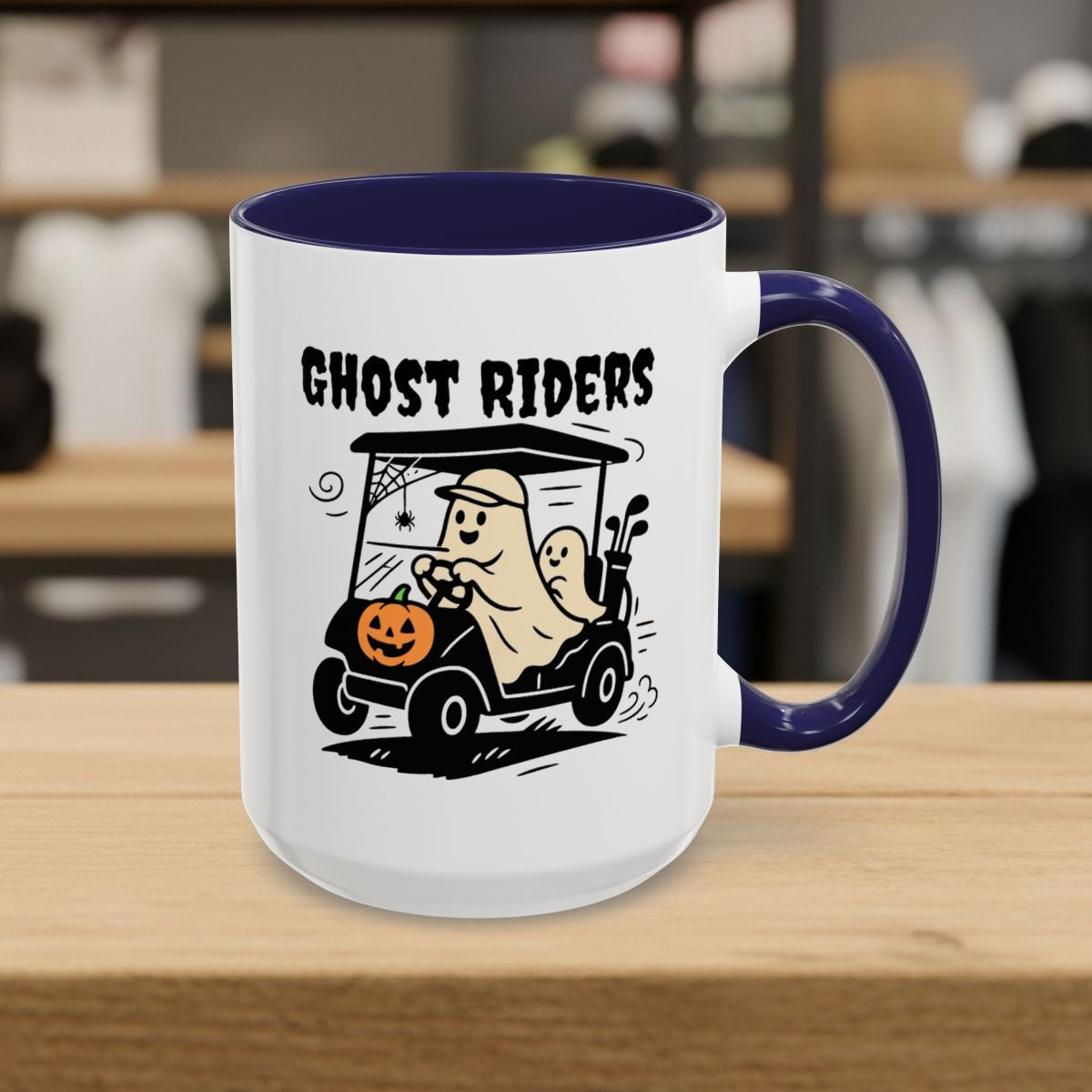 Ghost Riders - Golf Mug - 15oz in Navy
