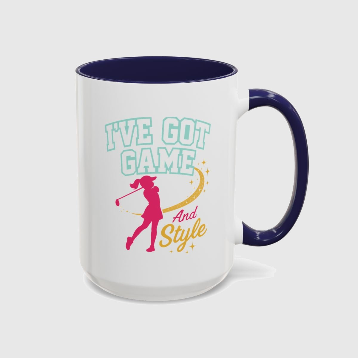 I've Got Game And Style - Golf Mug in Navy