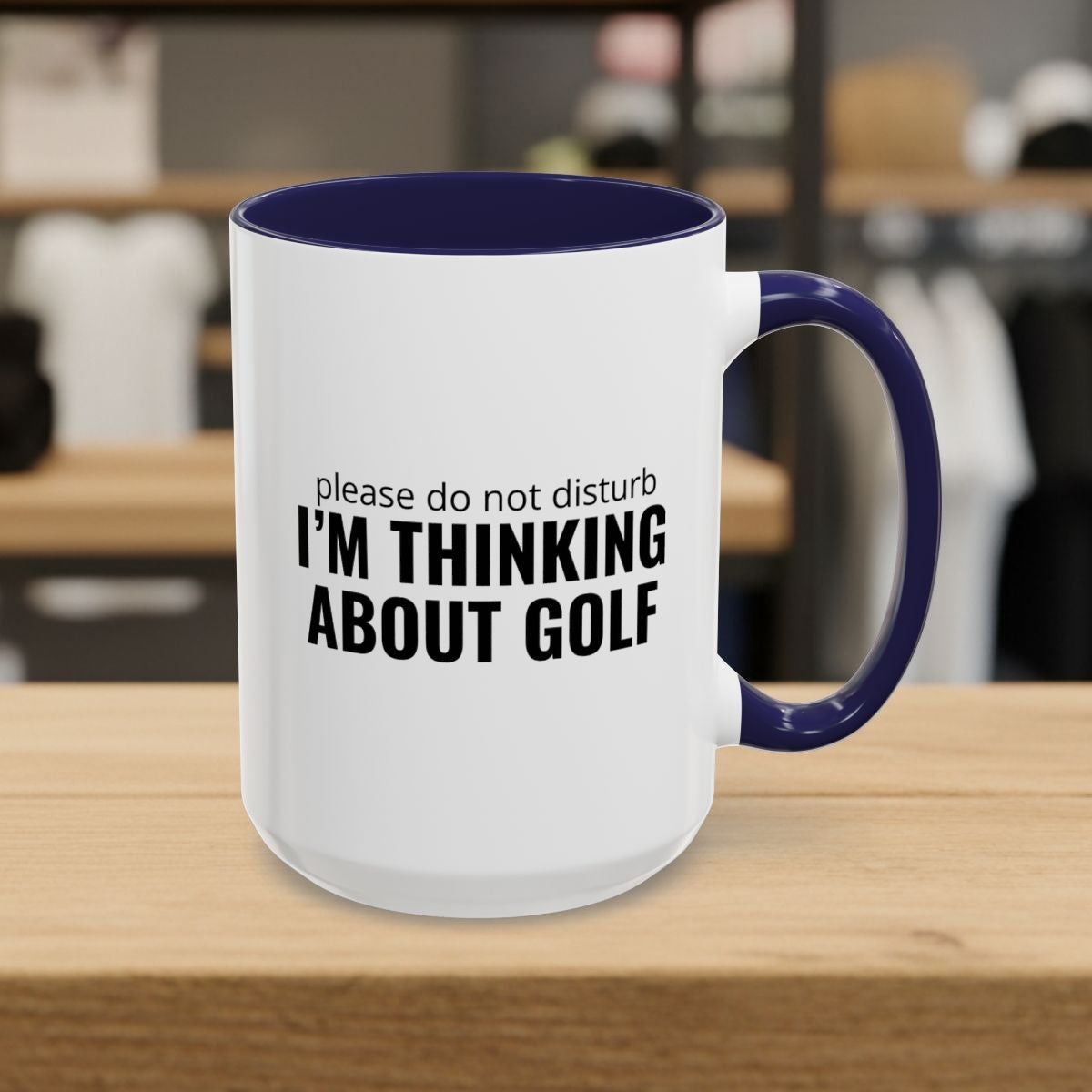 Do Not Disturb - Golf Mug - 15oz in Navy