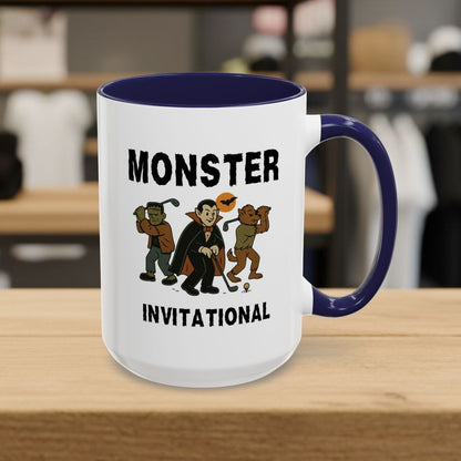 Monster Invitational - Golf Mug - 15oz in Navy