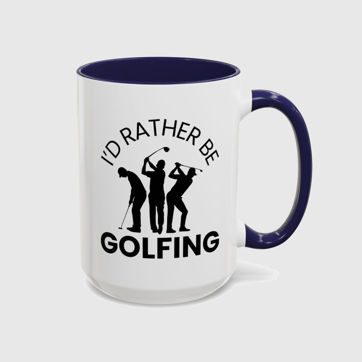 I'd Rather Be Golfing - Golf Mug in Navy