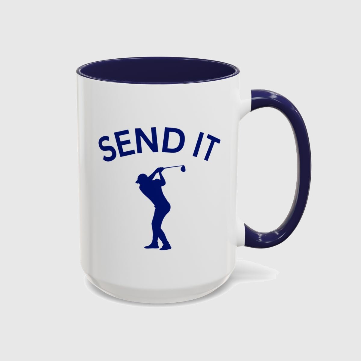SEND IT (Male) - Golf Mug in Navy