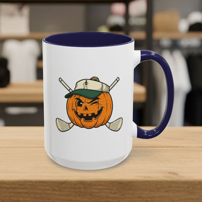 Golf or Gourd - Golf Mug - 15oz in Navy