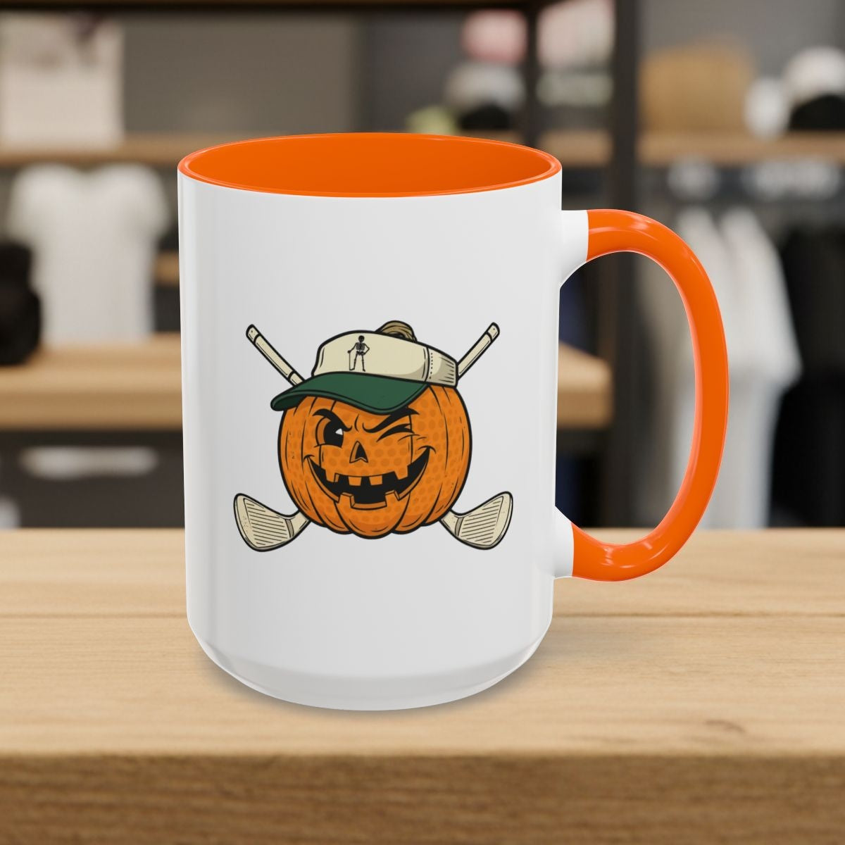 Golf or Gourd - Golf Mug - 15oz in Orange