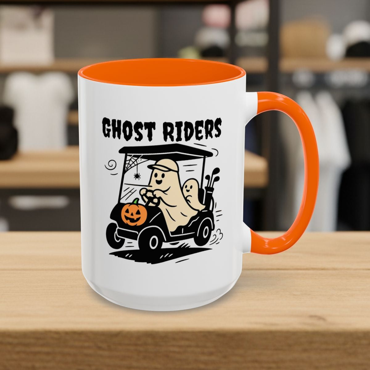 Ghost Riders - Golf Mug - 15oz in Orange