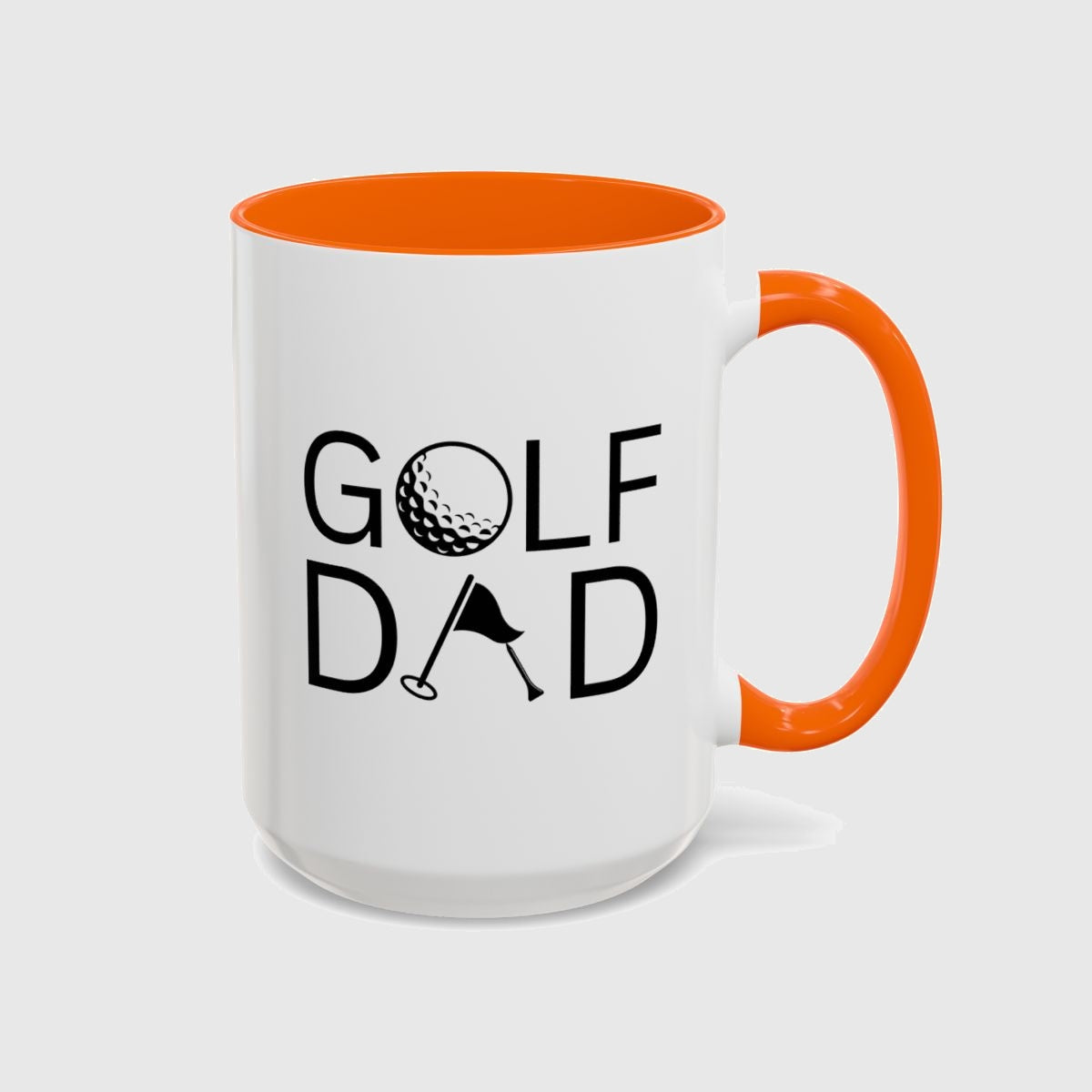 Golf Dad - Golf Mug in Orange