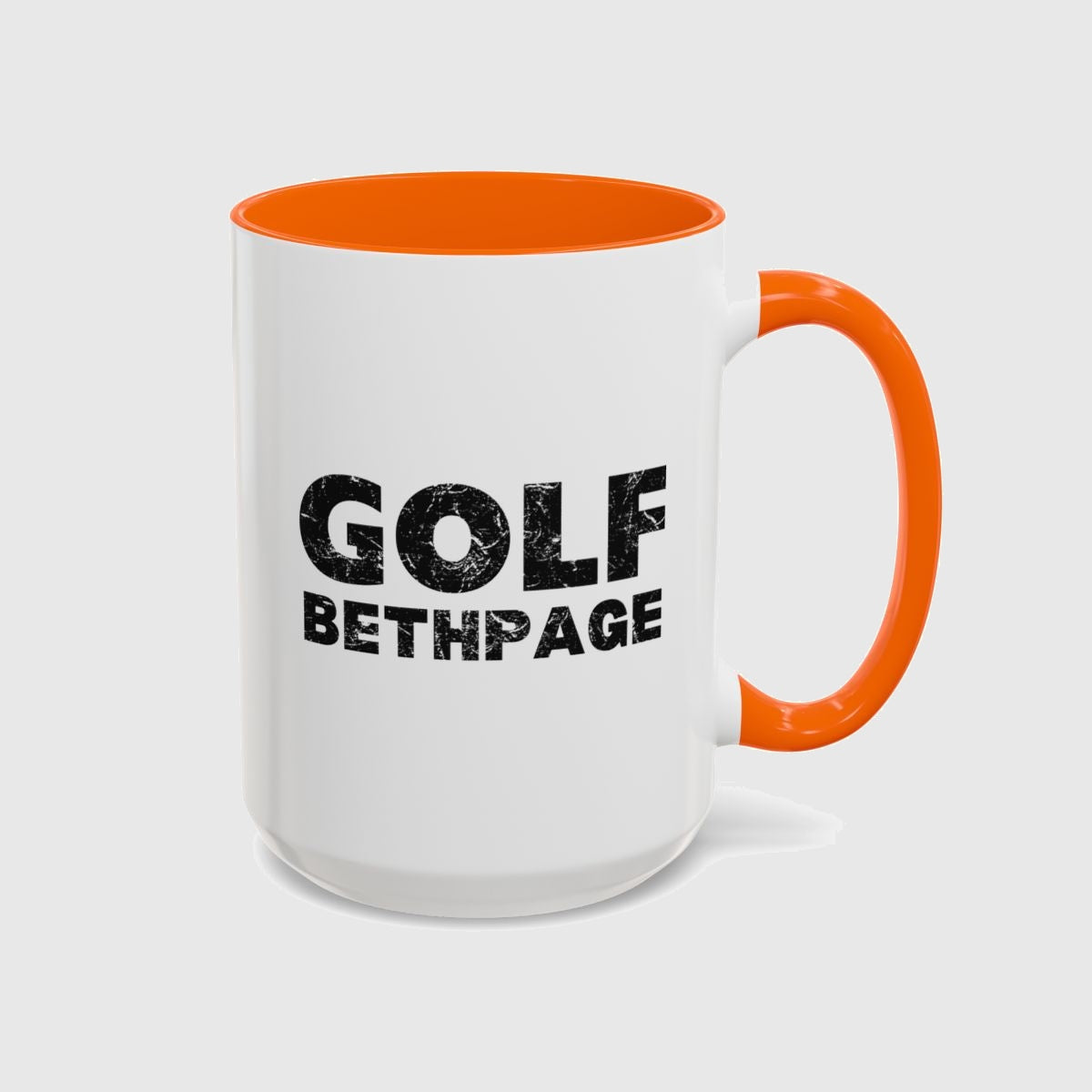 Golf Bethpage - Golf Mug in Orange