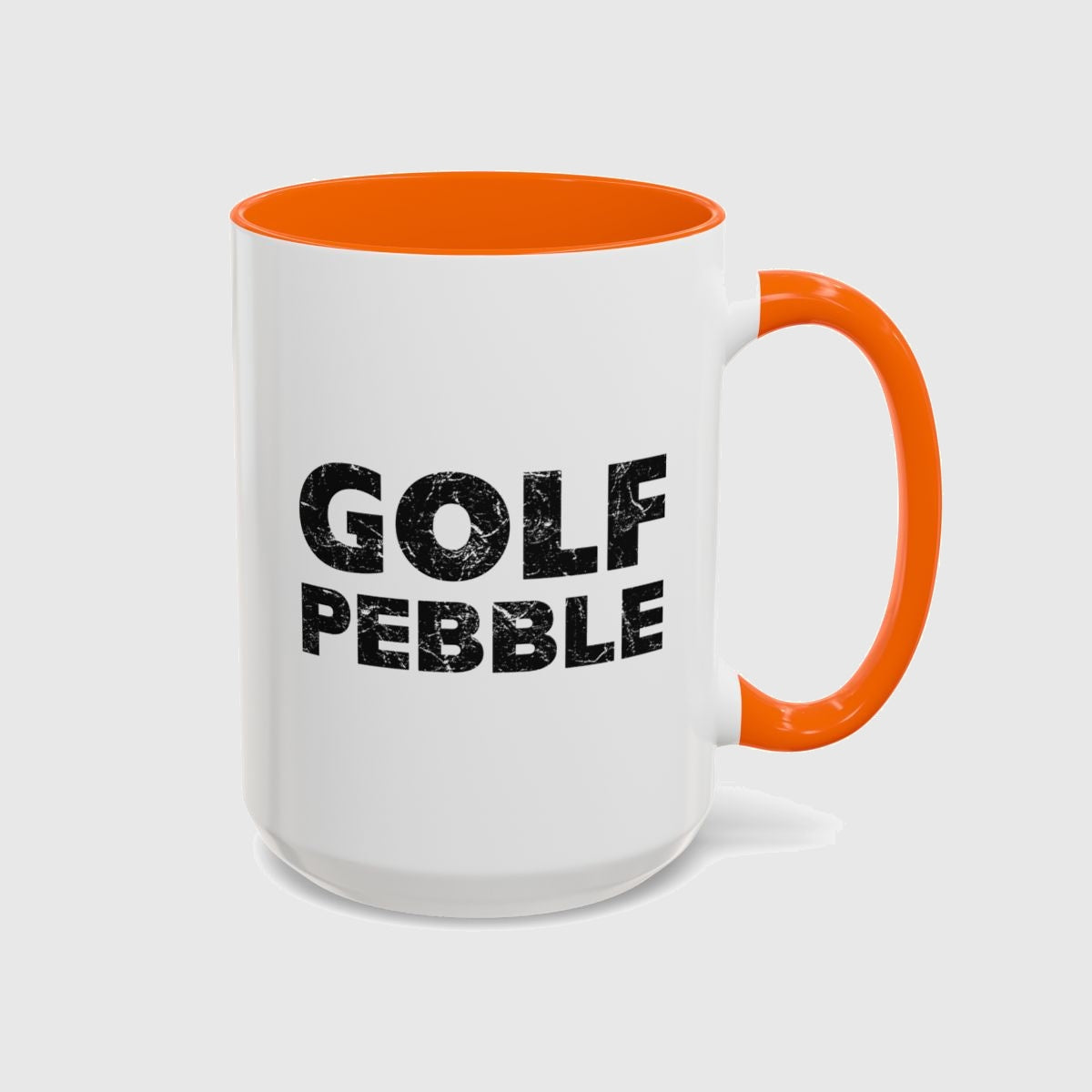 Golf Pebble - Golf Mug in Orange