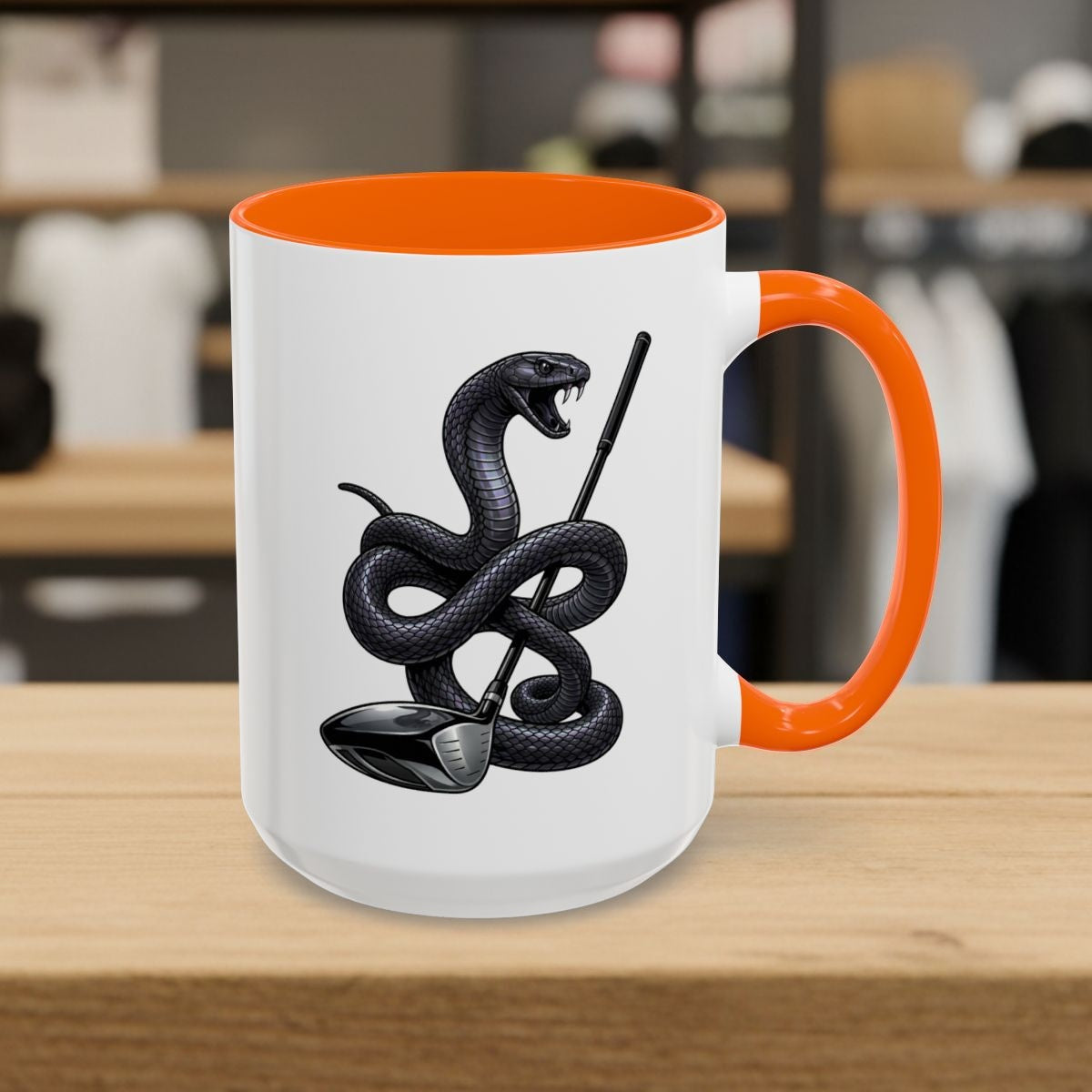 Strike Position - Mamba - Golf Mug in Orange