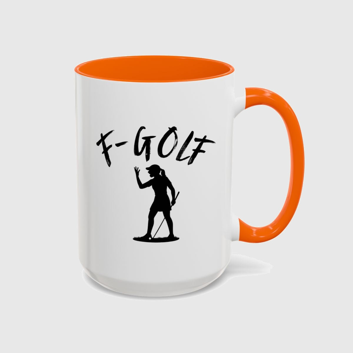 F-Golf (Female) - Golf Mug in Orange
