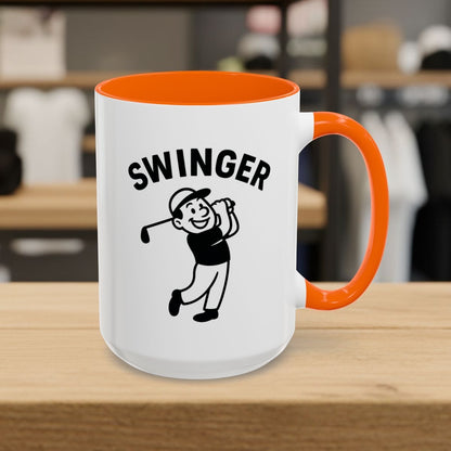 Swinger - Golf Mug - 15oz in Orange
