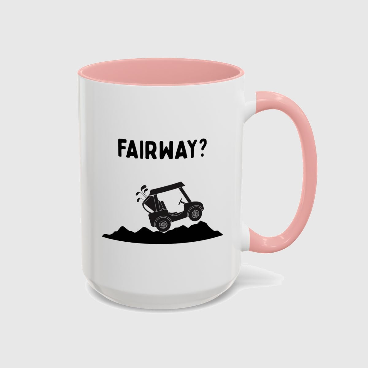 Fairway? - Golf Mug in Pink