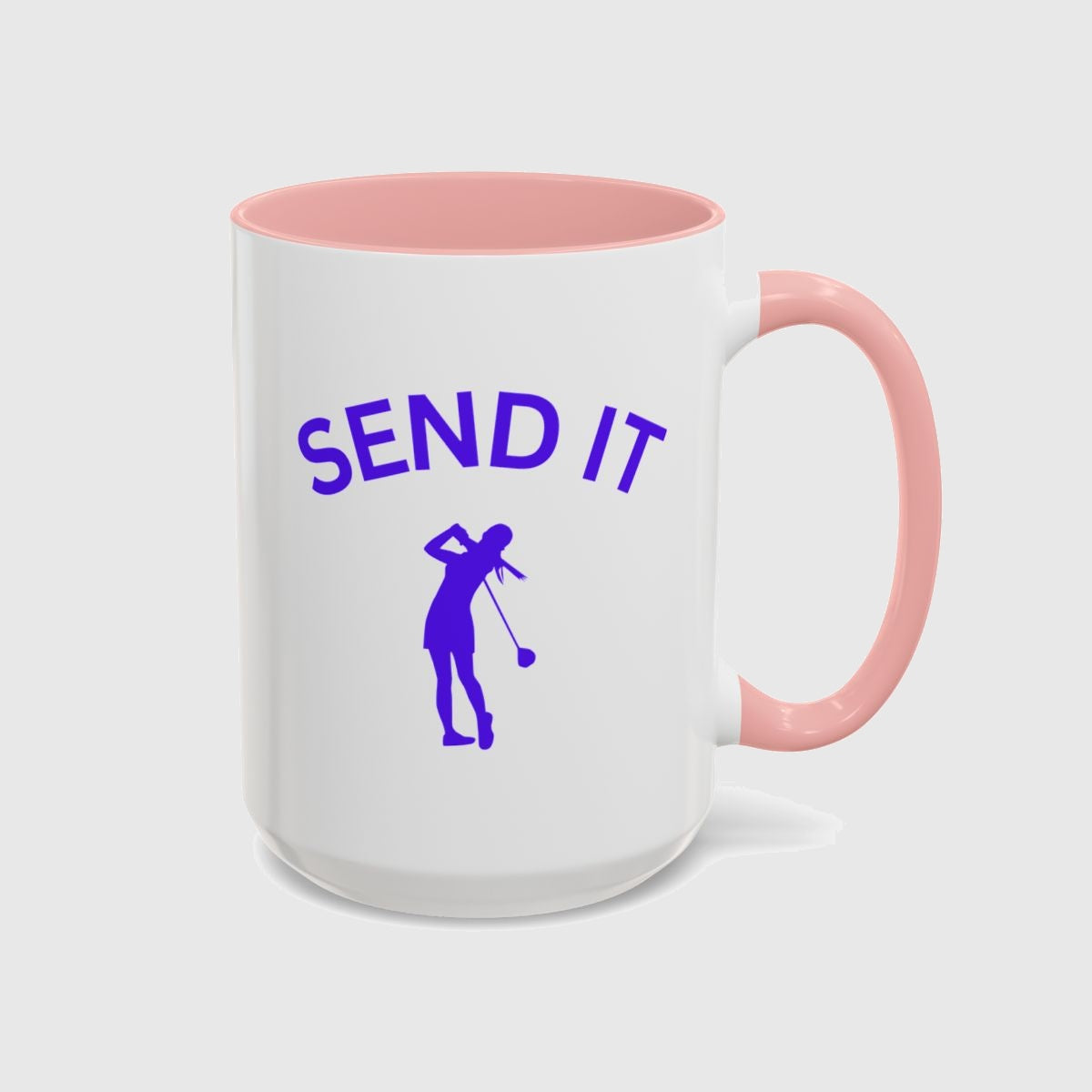 SEND IT (Female) - Golf Mug in Pink