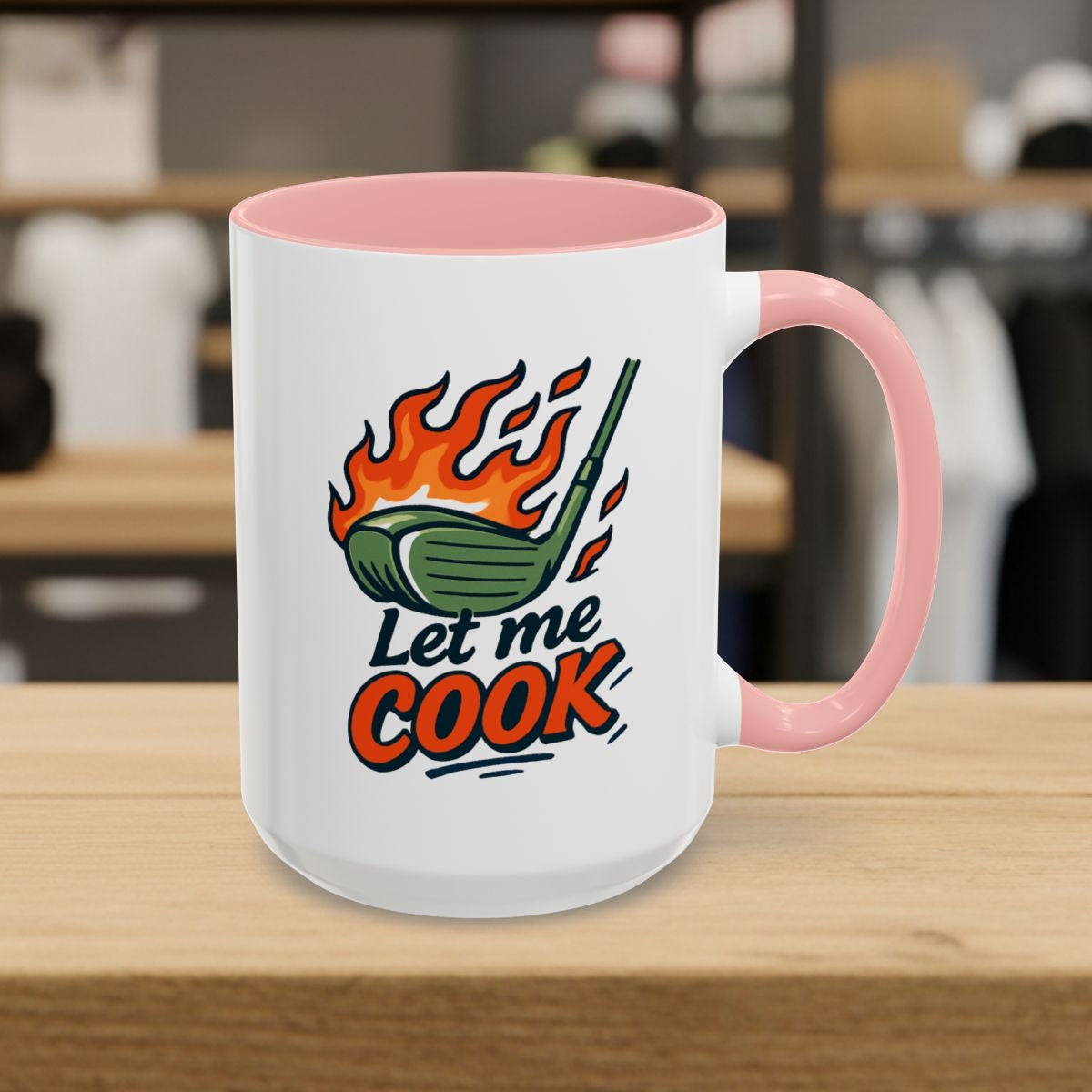 Let Me Cook - Golf Mug - 15oz in Pink